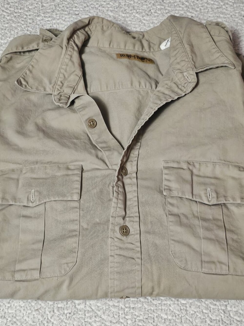 Ruff Hewn - Men's Button-Down XL Long Sleeve Shirt - Preowned